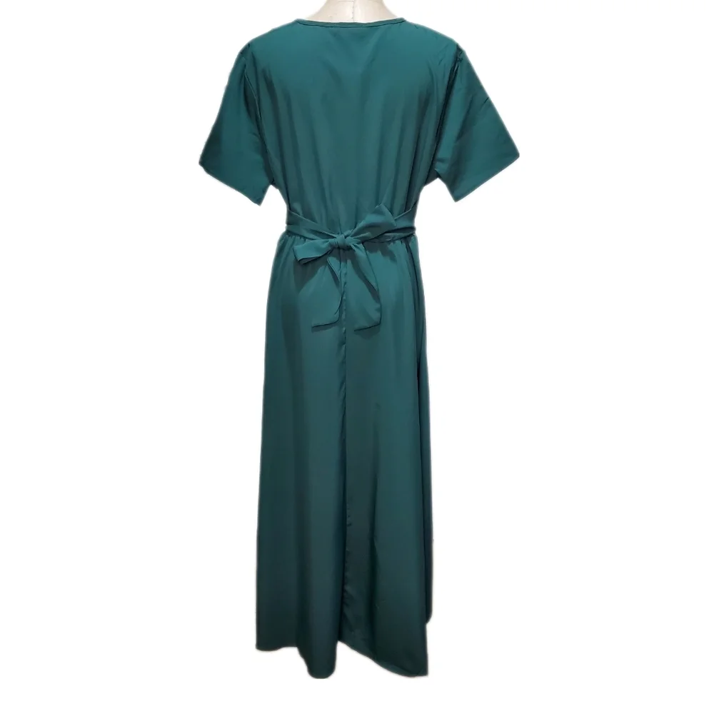 KOJOOIN Women's NWT Green Dress Sz L - Picture 3 of 5